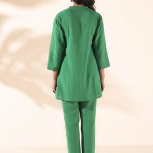 Green Cotton Relaxed Co-Ord (Set of 2)